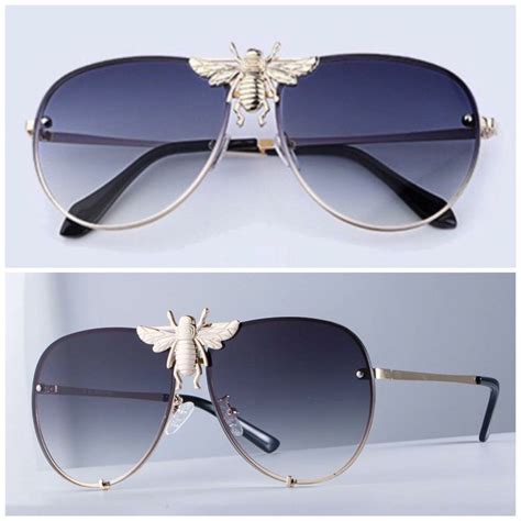 gucci bumble bee glasses|gucci aviator prescription sunglasses.